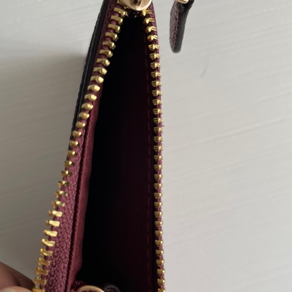 Coach Mini Skinny ID Case Wallet - Wine - Picture 6 of 6